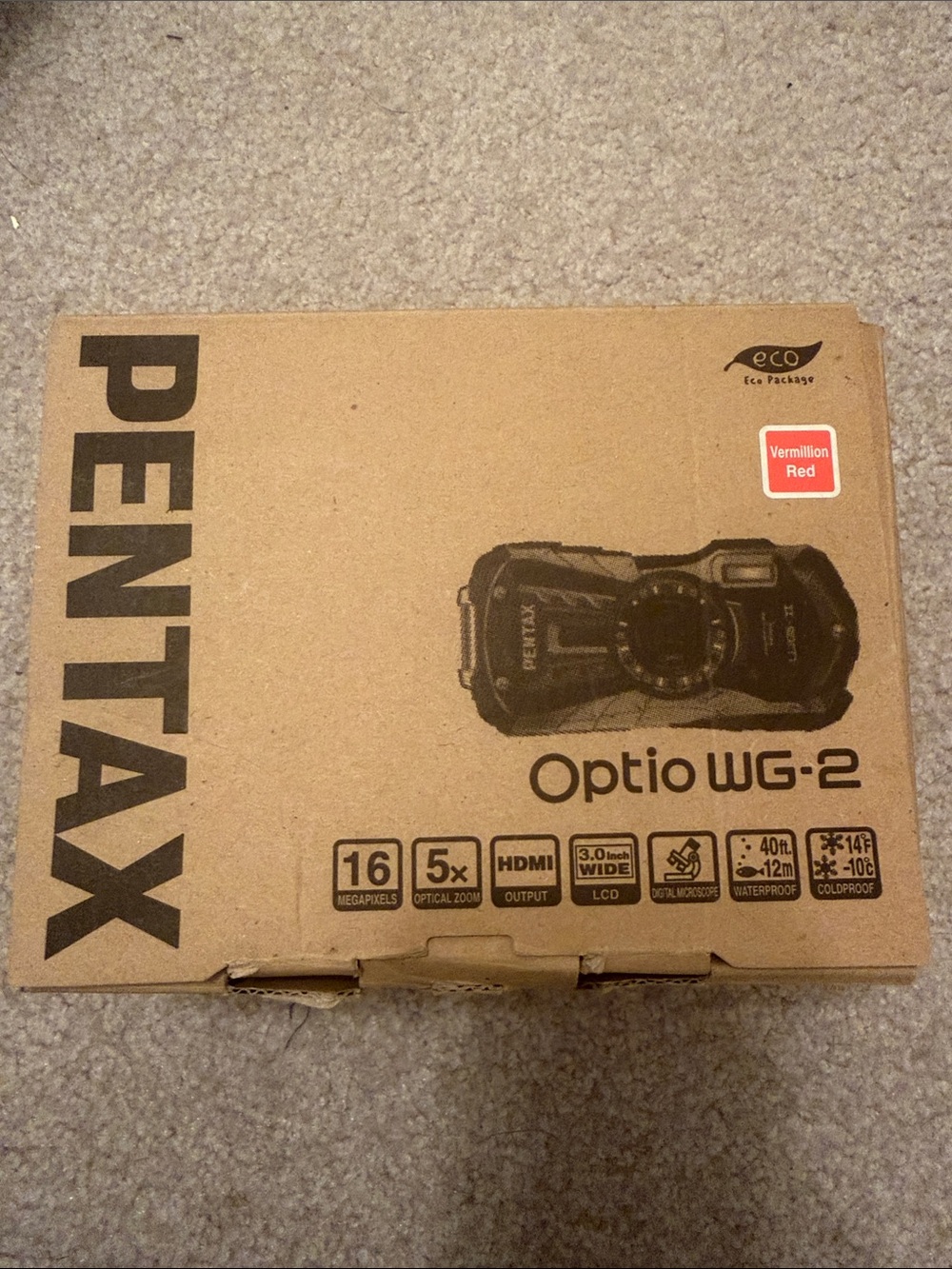 Pentax Optio WG-2 Camera